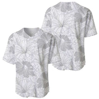 Samoa Lotu Tamaiti Baseball Jersey White Sun Day Beauty Hibiscus Ver01 LT9 - Polynesian Pride
