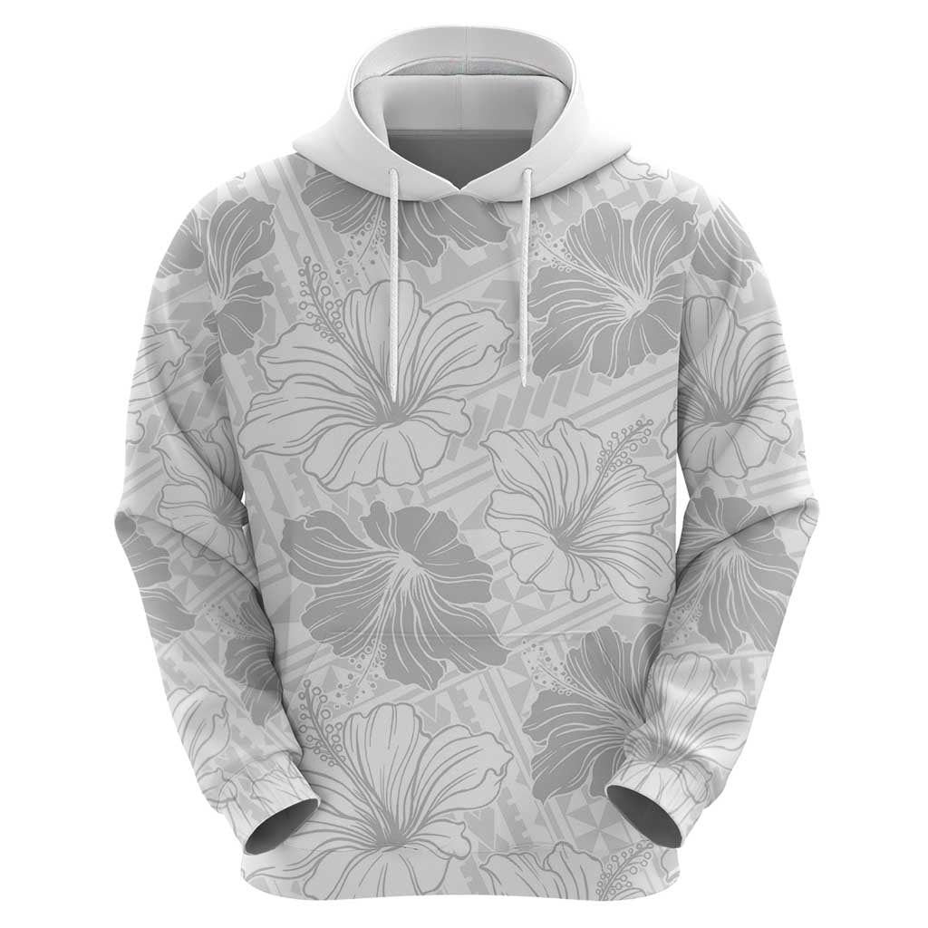 Samoa Lotu Tamaiti Hoodie White Sun Day Beauty Hibiscus Ver01 LT9 - Polynesian Pride
