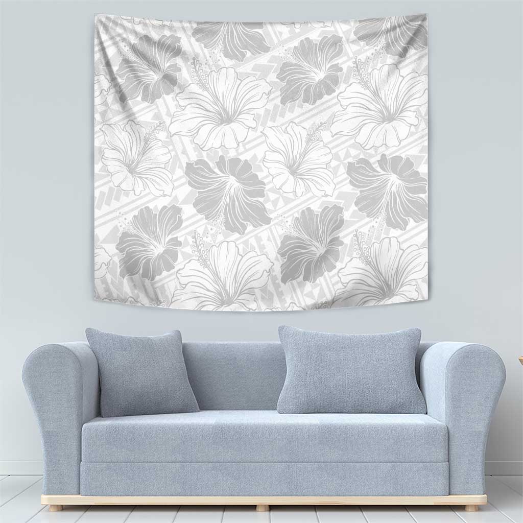 Samoa Lotu Tamaiti Tapestry White Sun Day Beauty Hibiscus Ver01