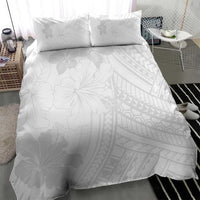 Samoa Lotu Tamaiti Bedding Set White Sun Day Beauty Hibiscus Ver02