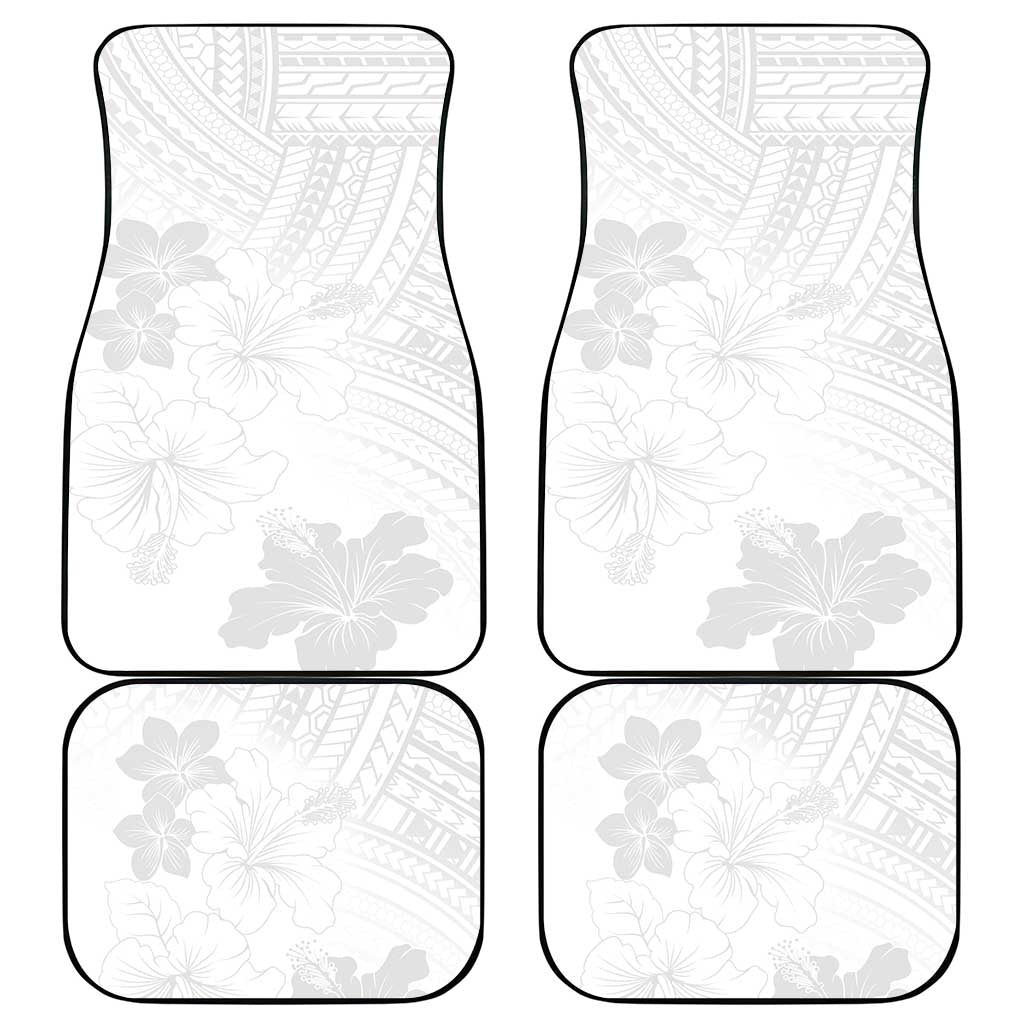 Samoa Lotu Tamaiti Car Mats White Sun Day Beauty Hibiscus Ver02