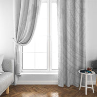 Samoa Lotu Tamaiti Window Curtain White Sun Day Beauty Hibiscus Ver02 LT9 - Polynesian Pride