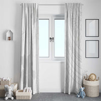 Samoa Lotu Tamaiti Window Curtain White Sun Day Beauty Hibiscus Ver02 LT9 - Polynesian Pride