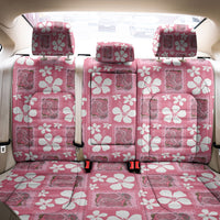 Give Cancer The Boot Pink Cowgirl Back Car Seat Cover Western Aloha Hibiscus Paniolo Heritage Floral