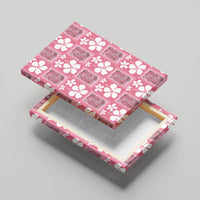 Give Cancer The Boot Pink Cowgirl Canvas Wall Art Western Aloha Hibiscus Paniolo Heritage Floral