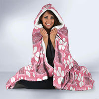 Give Cancer The Boot Pink Cowgirl Hooded Blanket Western Aloha Hibiscus Paniolo Heritage Floral