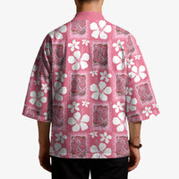 Give Cancer The Boot Pink Cowgirl Kimono Western Aloha Hibiscus Paniolo Heritage Floral