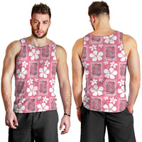 Give Cancer The Boot Pink Cowgirl Men Tank Top Western Aloha Hibiscus Paniolo Heritage Floral