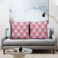 Give Cancer The Boot Pink Cowgirl Pillow Cover Western Aloha Hibiscus Paniolo Heritage Floral