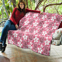 Give Cancer The Boot Pink Cowgirl Quilt Western Aloha Hibiscus Paniolo Heritage Floral