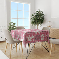 Give Cancer The Boot Pink Cowgirl Tablecloth Western Aloha Hibiscus Paniolo Heritage Floral