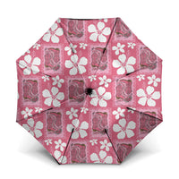 Give Cancer The Boot Pink Cowgirl Umbrella Western Aloha Hibiscus Paniolo Heritage Floral