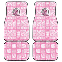Give Cancer The Boot Pink Cowgirl Car Mats Hawaiian Paniolo Mixed Quilt Pattern Style