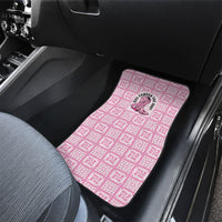 Give Cancer The Boot Pink Cowgirl Car Mats Hawaiian Paniolo Mixed Quilt Pattern Style