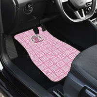Give Cancer The Boot Pink Cowgirl Car Mats Hawaiian Paniolo Mixed Quilt Pattern Style
