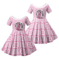 Give Cancer The Boot Pink Cowgirl Family Matching Mermaid Dress and Hawaiian Shirt Hawaiian Paniolo Mixed Quilt Pattern Style