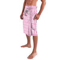 Give Cancer The Boot Pink Cowgirl Lavalava Hawaiian Paniolo Mixed Quilt Pattern Style