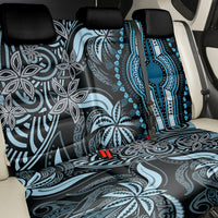 Polynesia Dashiki Back Car Seat Cover Polynesia and Africa Traditional Special Together Blue
