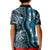 Polynesia Dashiki Kid Polo Shirt Polynesia and Africa Traditional Special Together Blue LT9 - Polynesian Pride