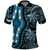 Polynesia Dashiki Polo Shirt Polynesia and Africa Traditional Special Together Blue LT9 Blue - Polynesian Pride