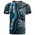 Polynesia Dashiki T Shirt Polynesia and Africa Traditional Special Together Blue LT9 Blue - Polynesian Pride