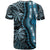 Polynesia Dashiki T Shirt Polynesia and Africa Traditional Special Together Blue LT9 - Polynesian Pride