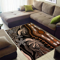 Polynesia Dashiki Area Rug Polynesia and Africa Traditional Special Together Gold LT9 - Polynesian Pride