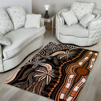 Polynesia Dashiki Area Rug Polynesia and Africa Traditional Special Together Gold LT9 - Polynesian Pride