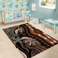 Polynesia Dashiki Area Rug Polynesia and Africa Traditional Special Together Gold LT9 - Polynesian Pride