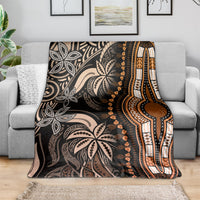 Polynesia Dashiki Blanket Polynesia and Africa Traditional Special Together Gold LT9 - Polynesian Pride