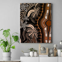 Polynesia Dashiki Canvas Wall Art Polynesia and Africa Traditional Special Together Gold LT9 Gold - Polynesian Pride
