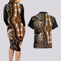 polynesia-dashiki-couples-matching-long-sleeve-bodycon-dress-and-hawaiian-shirt-polynesia-and-africa-traditional-special-together-gold
