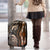 Polynesia Dashiki Luggage Cover Polynesia and Africa Traditional Special Together Gold LT9 - Polynesian Pride