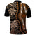 Polynesia Dashiki Polo Shirt Polynesia and Africa Traditional Special Together Gold LT9 - Polynesian Pride