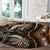 Polynesia Dashiki Round Carpet Polynesia and Africa Traditional Special Together Gold LT9 - Polynesian Pride