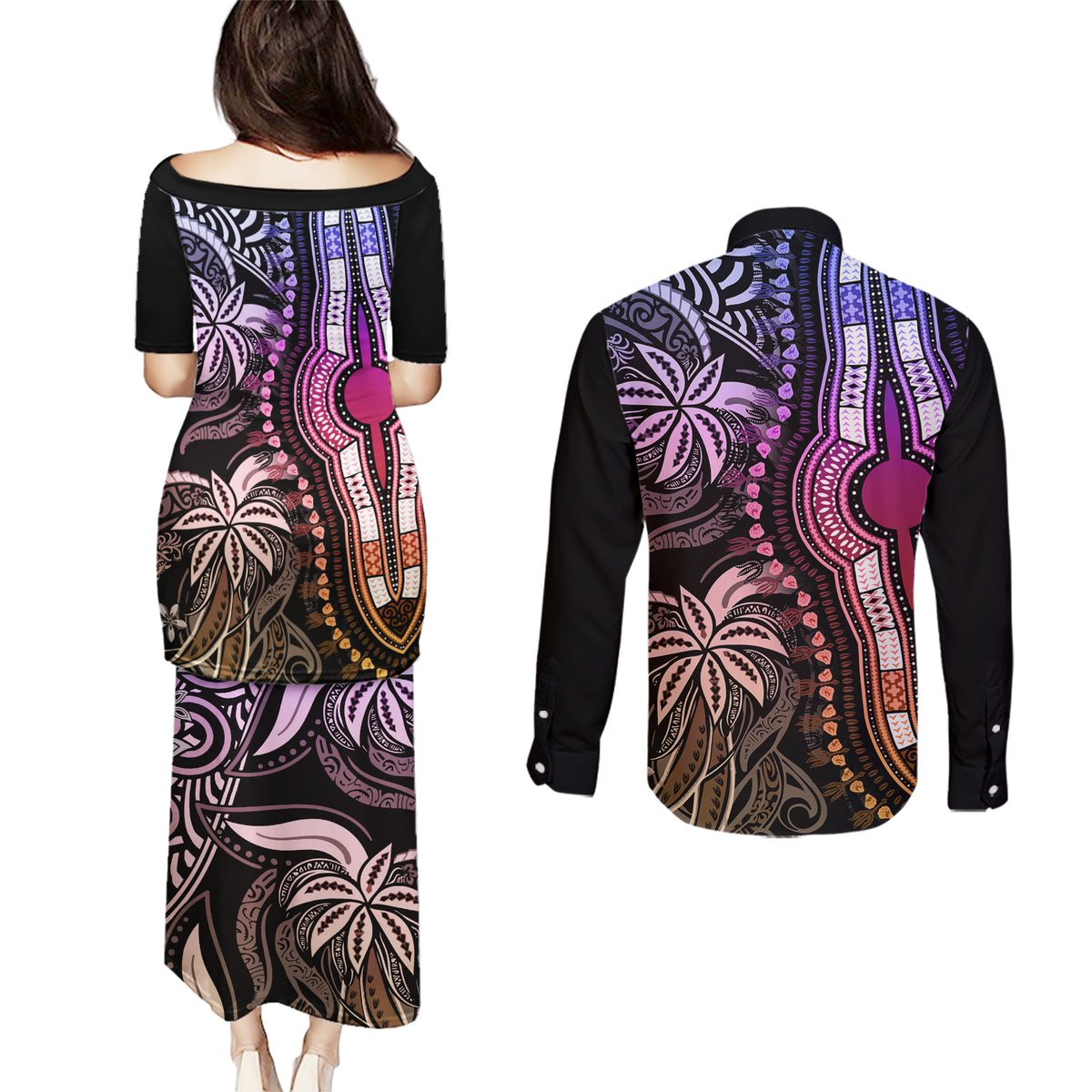 polynesia-dashiki-couples-matching-puletasi-dress-and-long-sleeve-button-shirts-polynesia-and-africa-traditional-special-together-pastel