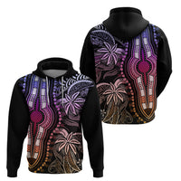 Polynesia Dashiki Hoodie Polynesia and Africa Traditional Special Together Pastel LT9 - Polynesian Pride