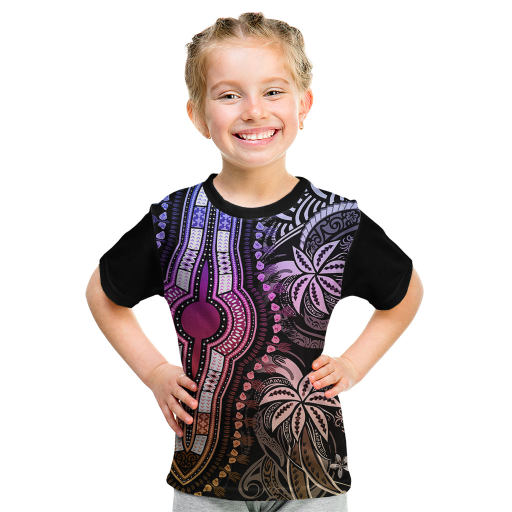 Polynesia Dashiki Kid T Shirt Polynesia and Africa Traditional Special Together Pastel LT9 Pastel - Polynesian Pride