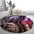 Polynesia Dashiki Round Carpet Polynesia and Africa Traditional Special Together Pastel LT9 - Polynesian Pride