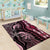 Polynesia Dashiki Area Rug Polynesia and Africa Traditional Special Together Pink LT9 - Polynesian Pride