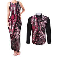 polynesia-dashiki-couples-matching-tank-maxi-dress-and-long-sleeve-button-shirts-polynesia-and-africa-traditional-special-together-pink