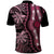 Polynesia Dashiki Polo Shirt Polynesia and Africa Traditional Special Together Pink LT9 - Polynesian Pride