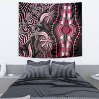 Polynesia Dashiki Tapestry Polynesia and Africa Traditional Special Together Pink LT9 - Polynesian Pride