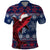 Samoa Manuia Le Kirisimasi Polo Shirt Samoan Fishing Tribal Pattern Christmas Vibe LT9 Red - Polynesian Pride