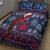Samoa Manuia Le Kirisimasi Quilt Bed Set Samoan Fishing Tribal Pattern Christmas Vibe LT9 - Polynesian Pride
