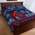 Samoa Manuia Le Kirisimasi Quilt Bed Set Samoan Fishing Tribal Pattern Christmas Vibe LT9 - Polynesian Pride