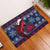 Samoa Manuia Le Kirisimasi Rubber Doormat Samoan Fishing Tribal Pattern Christmas Vibe LT9 Red - Polynesian Pride