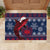 Samoa Manuia Le Kirisimasi Rubber Doormat Samoan Fishing Tribal Pattern Christmas Vibe LT9 - Polynesian Pride