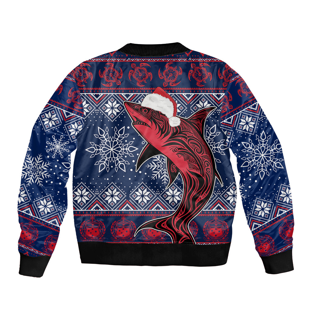 samoa-manuia-le-kirisimasi-sleeve-zip-bomber-jacket-samoan-fishing-tribal-pattern-christmas-vibe