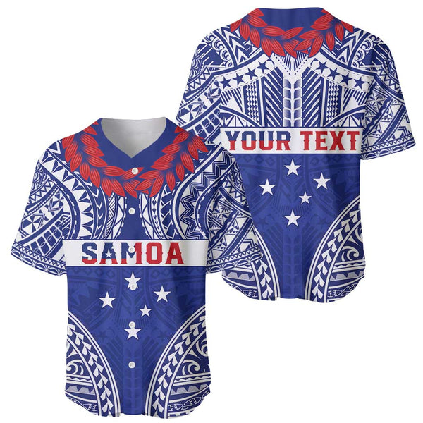 (Custom Text And Number) Manu Samoa Rugby 7s Baseball Jersey LT9 main image 1
